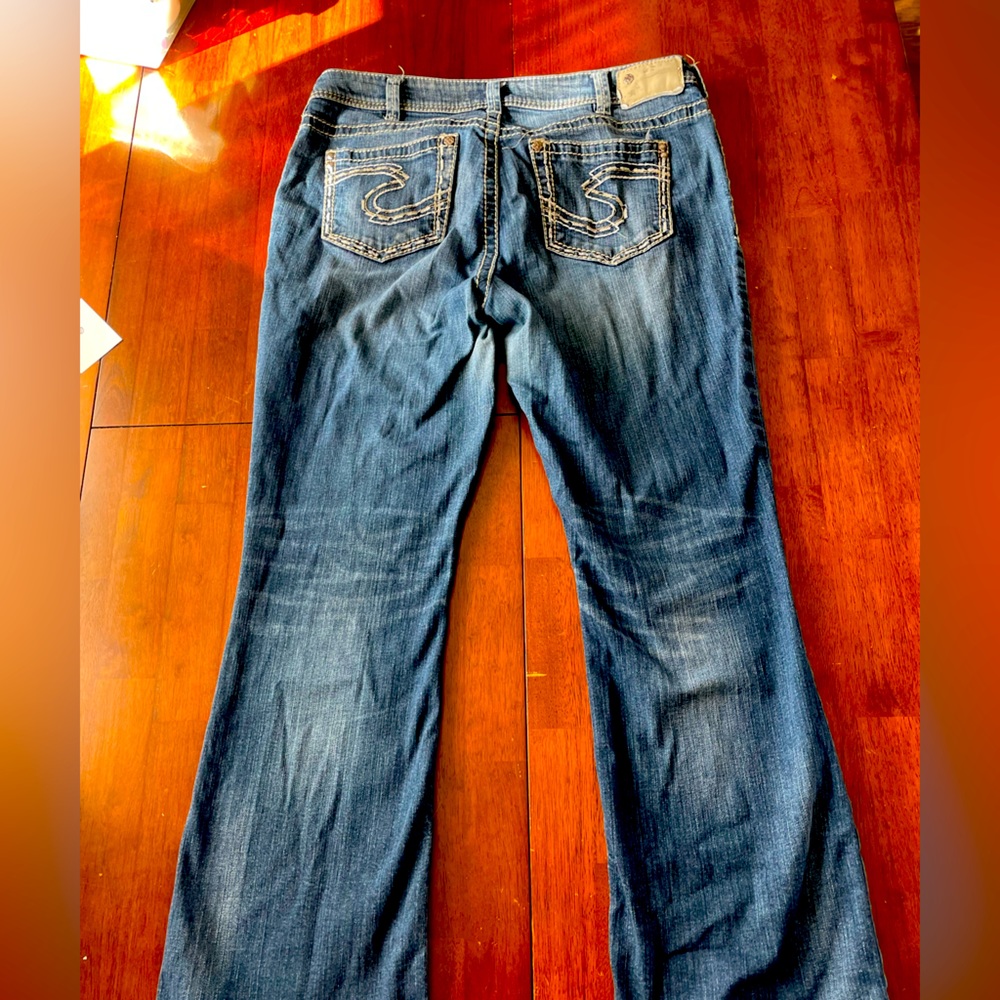 Silver jeans